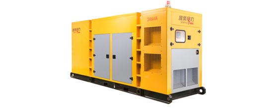 33 KVA-1375 KVA gasgeneratie-eenheid met koeling van de ventilator-radiator zonder koeling