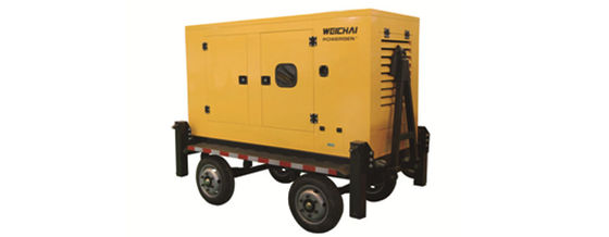 55 KVA-687.5 KVA mobiele elektriciteitscentrale met 4/6 cilinder lage uitstoot